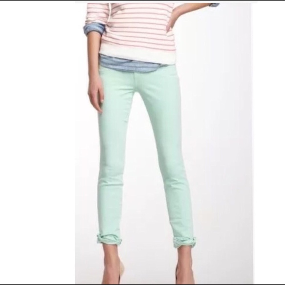 Gap Always Skinny Jeans Mint Green Size 33/16  NWT